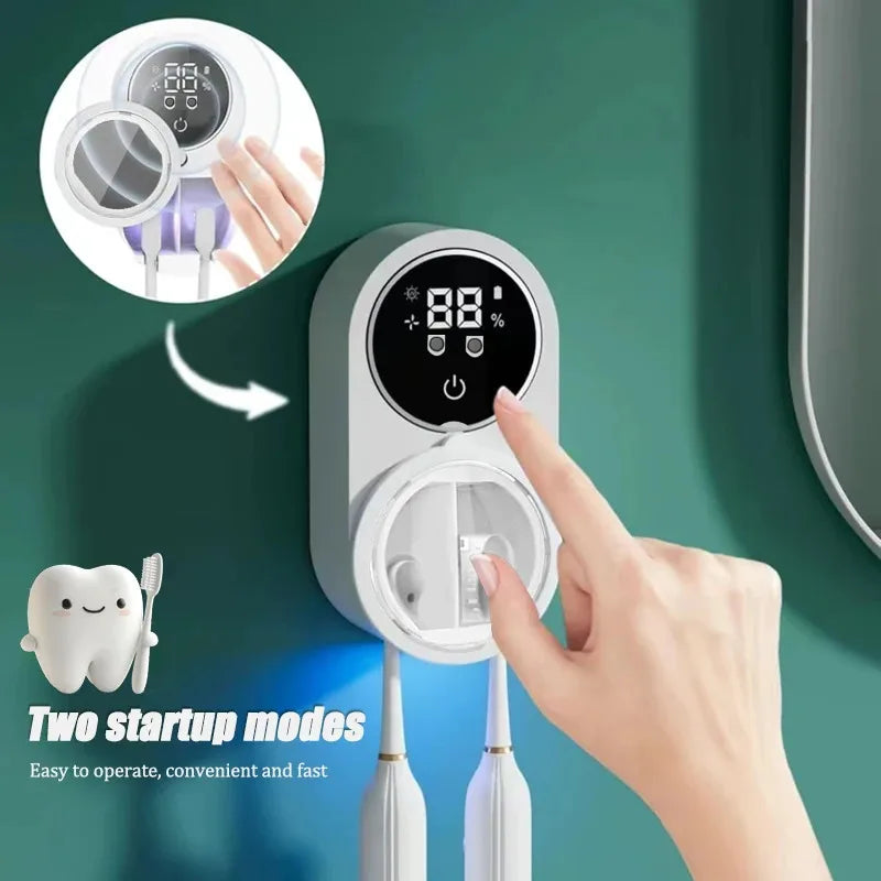 Smart Wall Toothbrush Keeper