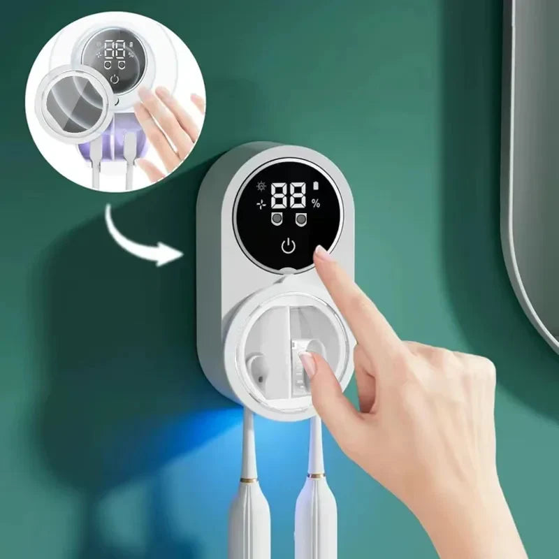 Smart Wall Toothbrush Keeper